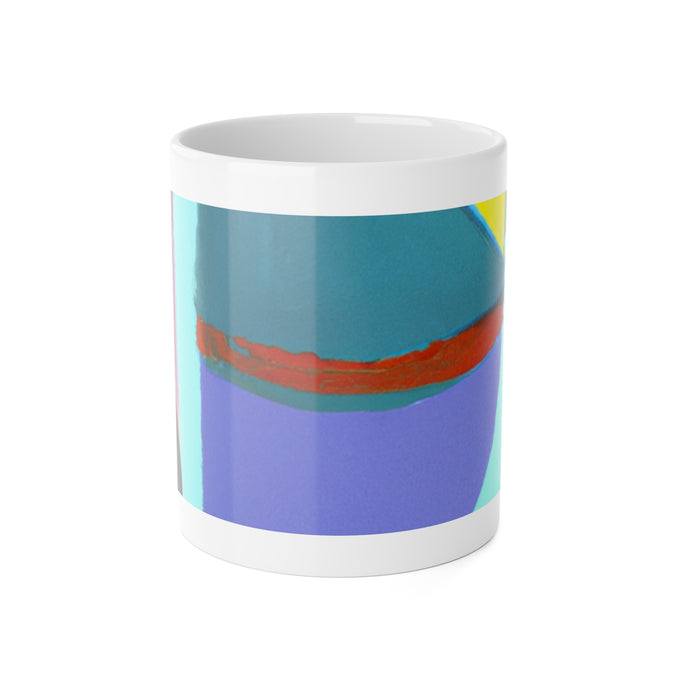 Frieda Mansfield - Mid-Century Modern 11 oz. Ceramic Coffee / Tea Mug