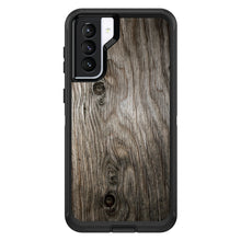 DistinctInk™ OtterBox Defender Series Case for Apple iPhone / Samsung Galaxy / Google Pixel - Brown Weathered Wood Grain Print