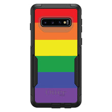 DistinctInk™ OtterBox Commuter Series Case for Apple iPhone or Samsung Galaxy - Rainbow Stripes Gay Pride