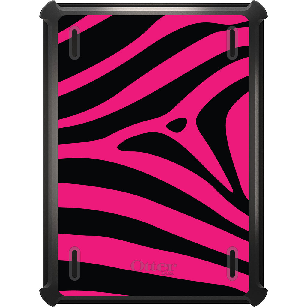 Custom OtterBox Defender for high quality Apple iPad / Air / Pro / Mini - CUSTOM Monogram - Pink Faux Stainless Steel