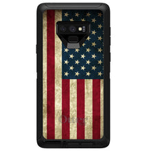 DistinctInk™ OtterBox Defender Series Case for Apple iPhone / Samsung Galaxy / Google Pixel - Red White Blue United States Flag Old