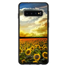 DistinctInk™ OtterBox Symmetry Series Case for Apple iPhone / Samsung Galaxy / Google Pixel - Green Blue Yellow Sunflowers