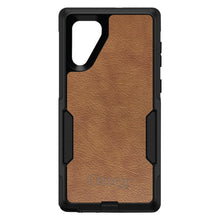 DistinctInk™ OtterBox Commuter Series Case for Apple iPhone or Samsung Galaxy - Dark Brown Leather Print Design