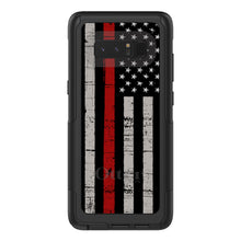 DistinctInk™ OtterBox Commuter Series Case for Apple iPhone or Samsung Galaxy - Weathered Thin Red Line