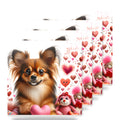 Chihuahua ceramic coasters set of 4