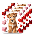 Soft Coated Wheaten Terrier ceramic coasters set of 4