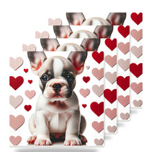 French Bulldog ceramic coasters set of 4