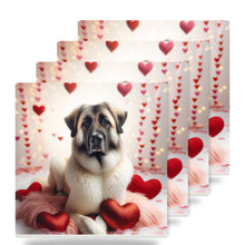 Anatolian Shepherd Dog ceramic coasters set of 4