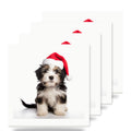 Tibetan Terrier Puppy ceramic coasters set of 4
