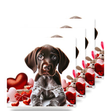 German Shorthaired Pointer ceramic coasters set of 4