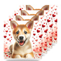 Shiba Inu ceramic coasters set of 4