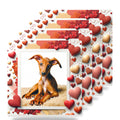 Italian Greyhound ceramic coasters set of 4