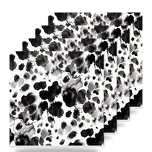 Cow Print ceramic coasters set of 4