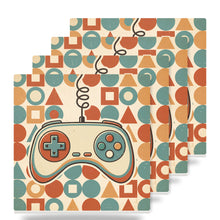 Retro Game Controller ceramic coasters set of 4