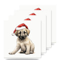 Anatolian Shepherd Dog Puppy Drawing ceramic coasters set of 4