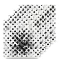 Polka Dot ceramic coasters set of 4