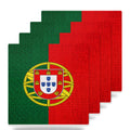 Portugal Flag Pride ceramic coasters set of 4