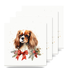 English Toy Spaniel ceramic coasters set of 4