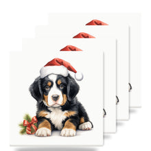 Bernese Mountain Dog Puppy Drawing ceramic coasters set of 4