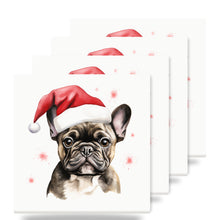 French Bulldog Drawing ceramic coasters set of 4