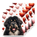 Tibetan Mastiff ceramic coasters set of 4