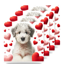 Bedlington Terrier ceramic coasters set of 4
