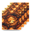 Halloween Bats ceramic coasters set of 4