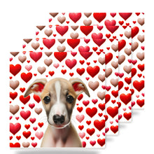 Italian Greyhound ceramic coasters set of 4