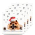 Chow Chow ceramic coasters set of 4