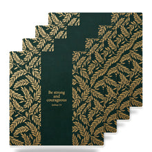 Joshua 1:9 ceramic coasters set of 4