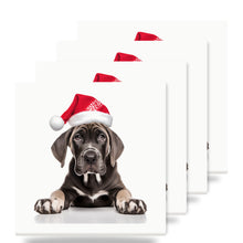 Great Dane Puppy ceramic coasters set of 4