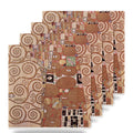 Klimt Tree Of Life ceramic coasters set of 4