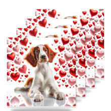 Welsh Springer Spaniel ceramic coasters set of 4