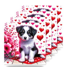 Australian Shepherd ceramic coasters set of 4