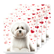 Maltese ceramic coasters set of 4