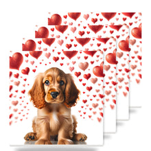 Cocker Spaniel ceramic coasters set of 4