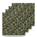 Green Camo ceramic coasters set of 4