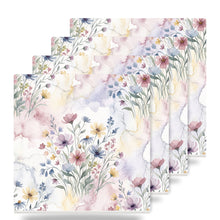 Wildflower Meadow ceramic coasters set of 4