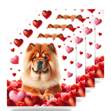 Chow Chow ceramic coasters set of 4