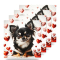 Chihuahua ceramic coasters set of 4