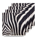 Zebra Stripe ceramic coasters set of 4
