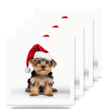 Yorkshire Terrier ceramic coasters set of 4