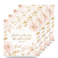 God Is Within Her ceramic coasters set of 4