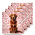 Nova Scotia Duck Tolling Retriever ceramic coasters set of 4