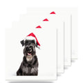 Giant Schnauzer ceramic coasters set of 4