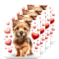 Yorkshire Terrier ceramic coasters set of 4