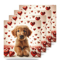 Golden Retriever ceramic coasters set of 4