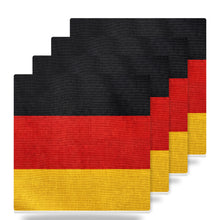 Germany Flag Pride ceramic coasters set of 4