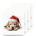 Pulik Puppy ceramic coasters set of 4