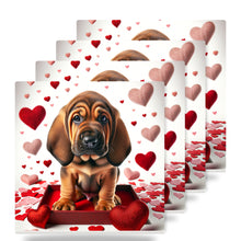 Bloodhound ceramic coasters set of 4